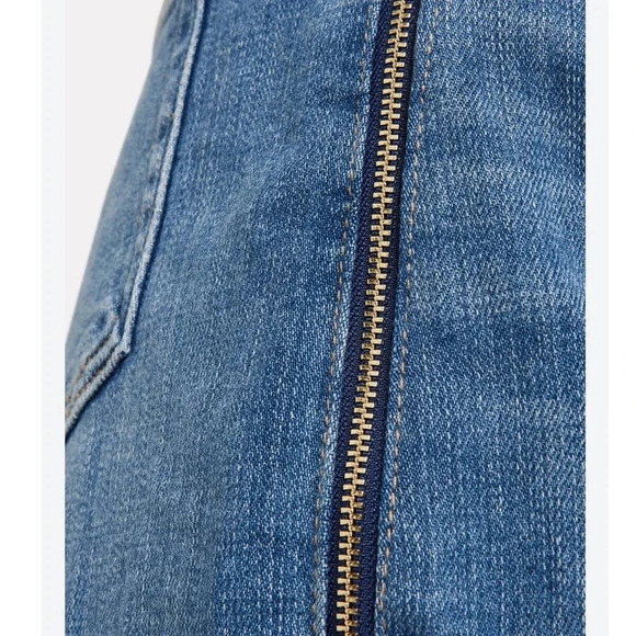 L'Agence Ryland Zipper-Accented Denim Shorts - Picture 6 of 12